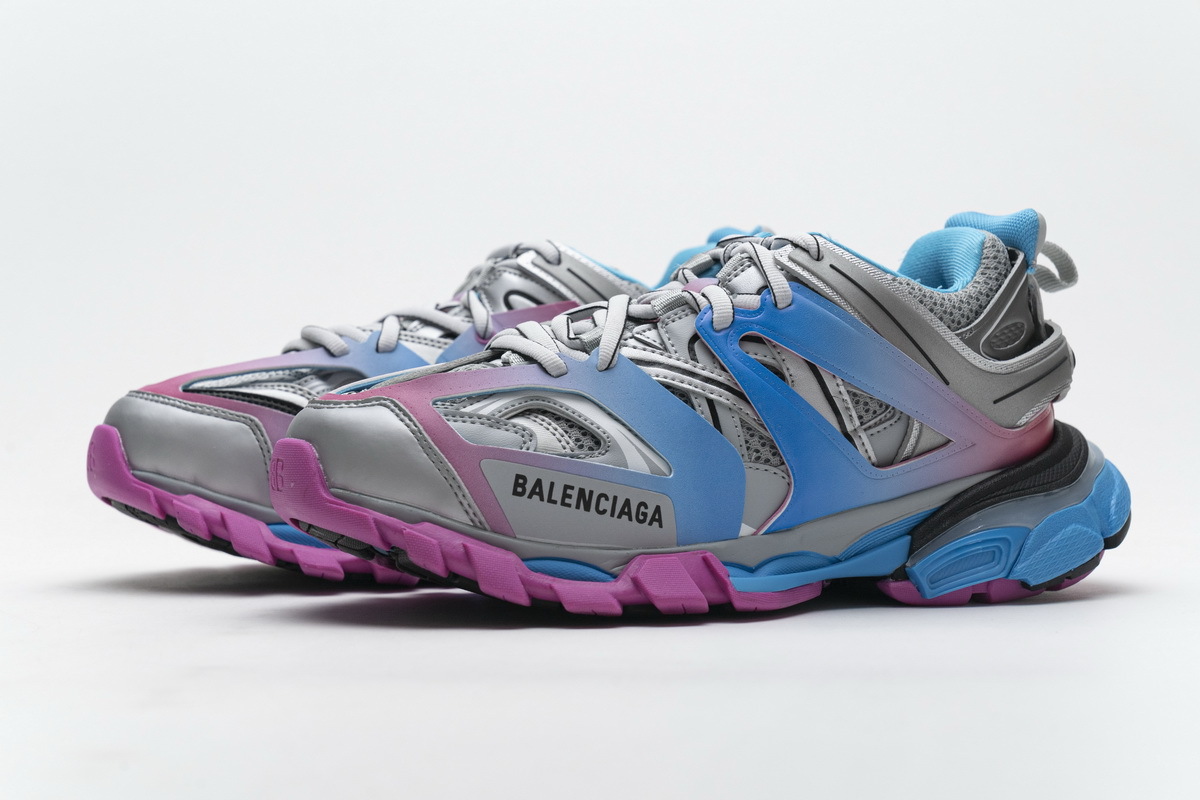 Balenciaga Tess S.Blue Pink Silver 542436 W1GC1 4051