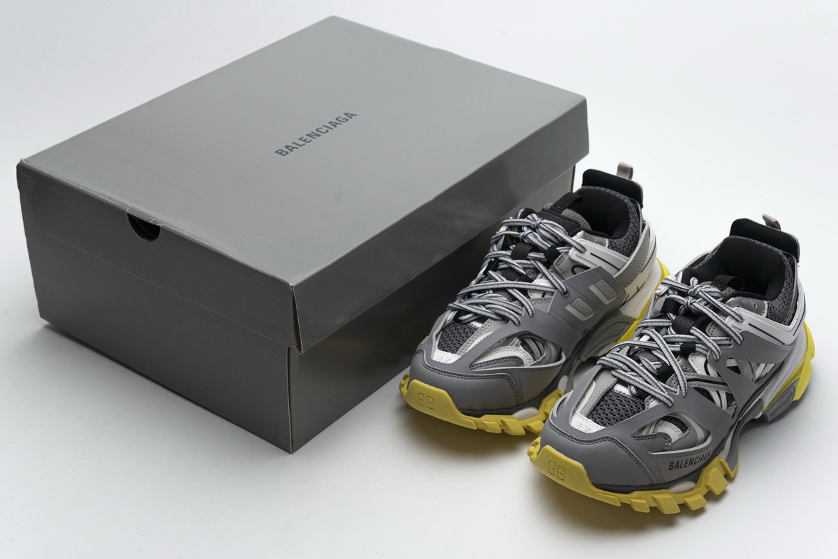 Balenciaga Tess S.White Grey Orange 542435 W1GB7 2018