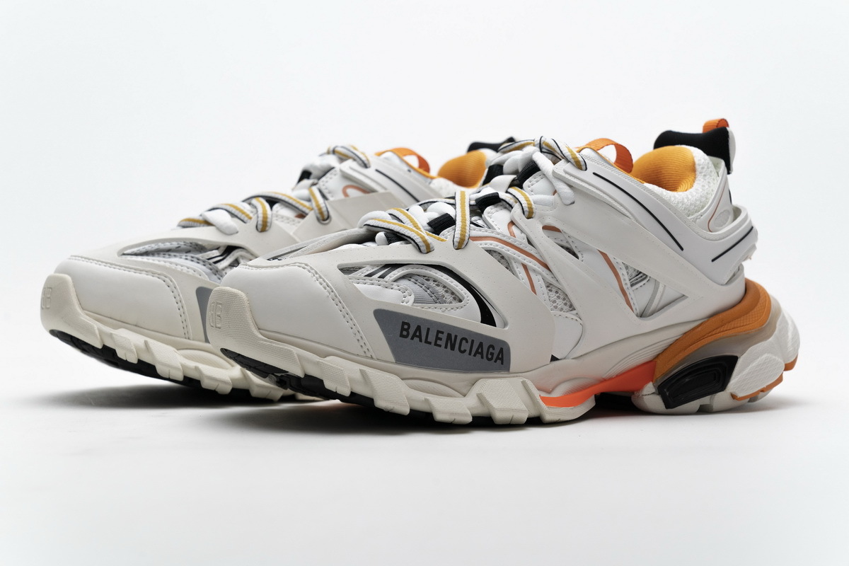 Balenciaga Tess S.White Orange 542436 W1GB7 9059
