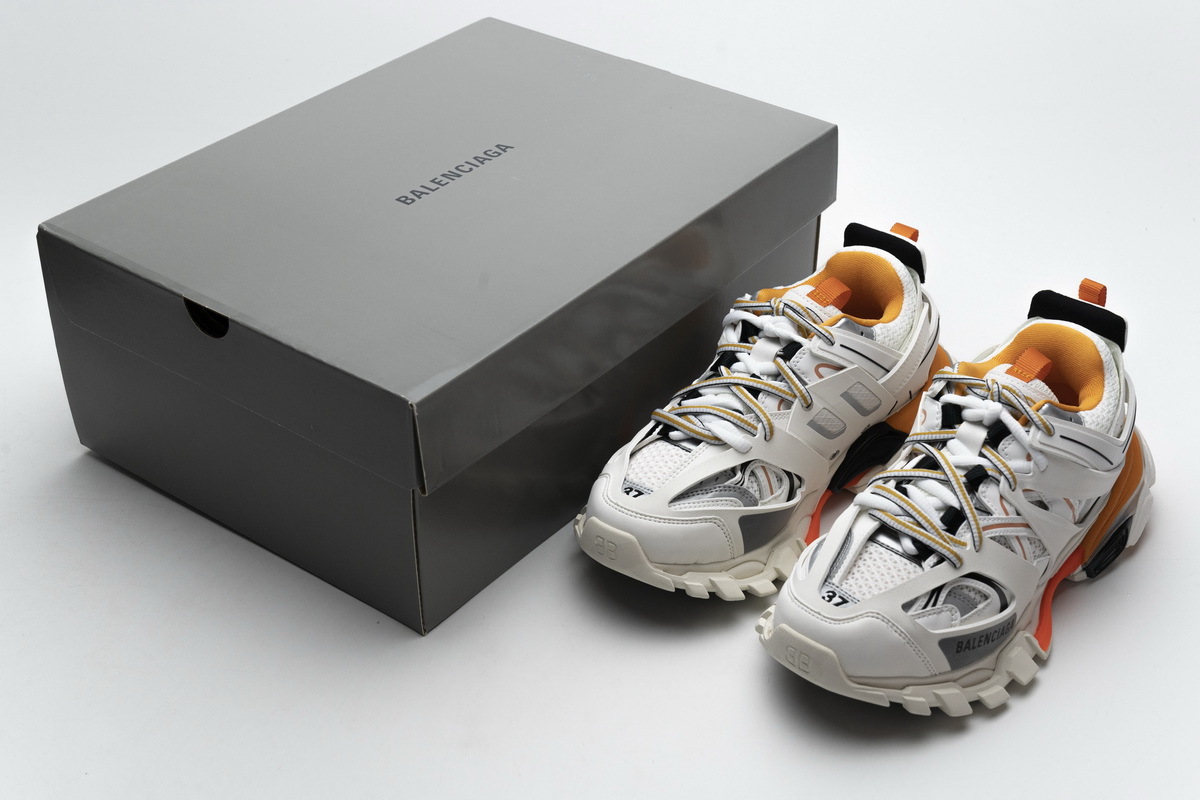 Balenciaga Tess S.White Orange 542436 W1GB7 9059