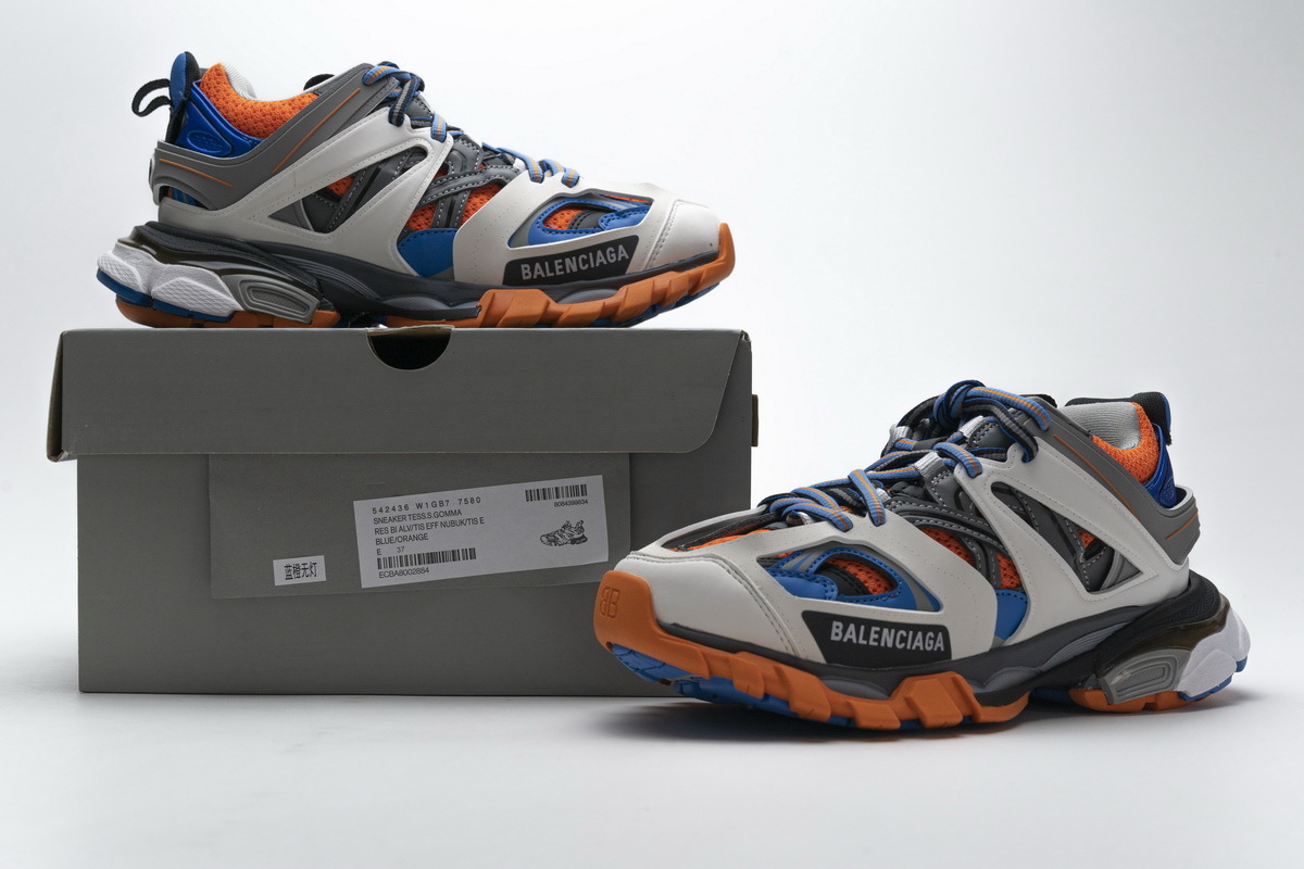 Balenciaga Tess S.Blue Orange 542436 W1GB7 7580