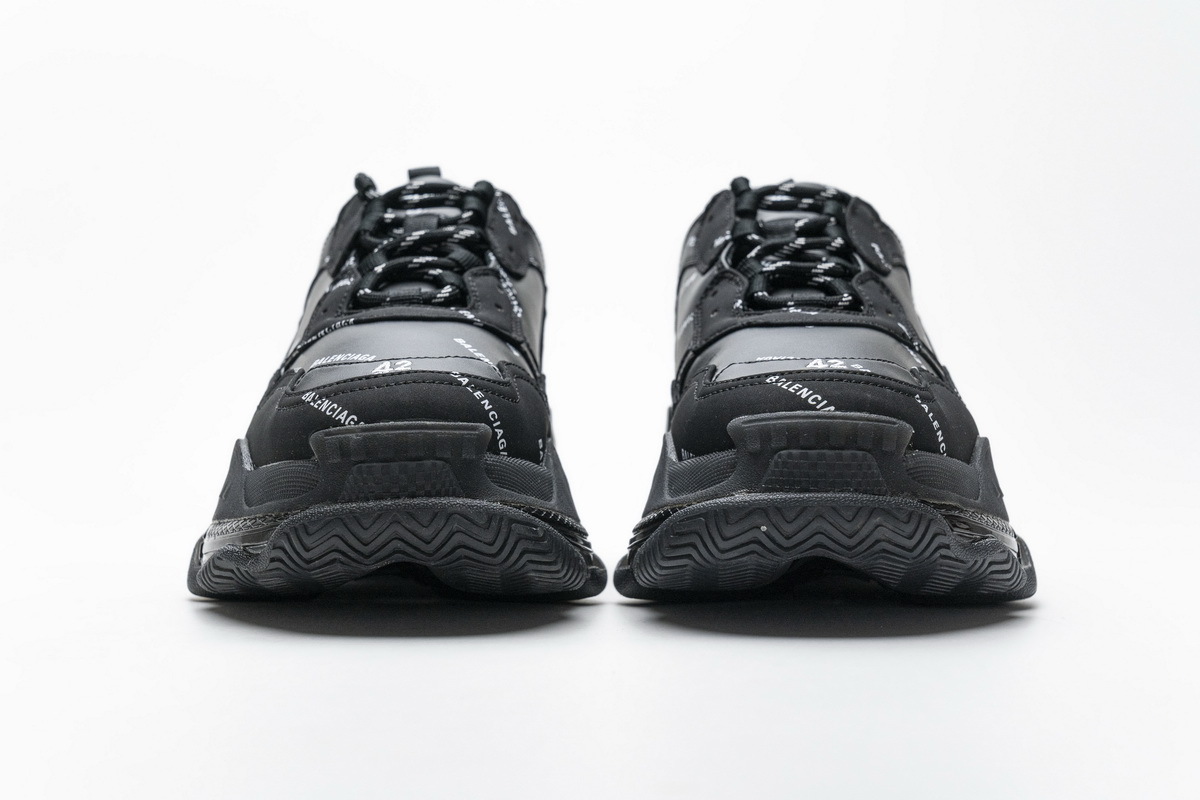 Balenciaga Triple S Letter Black 524039 W09E1 2021