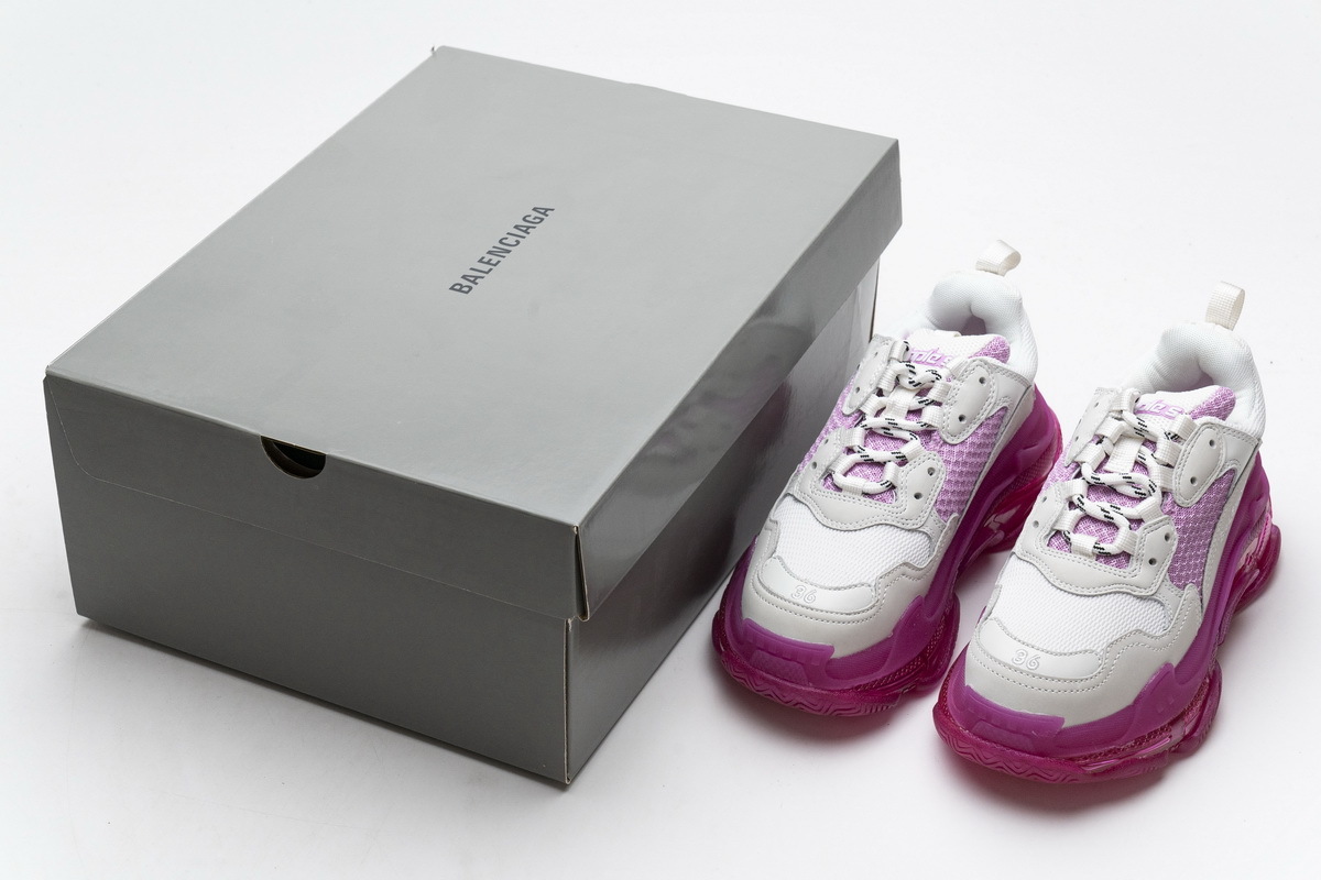 Balenciaga Triple S White Pink 544351 W09O1 2281