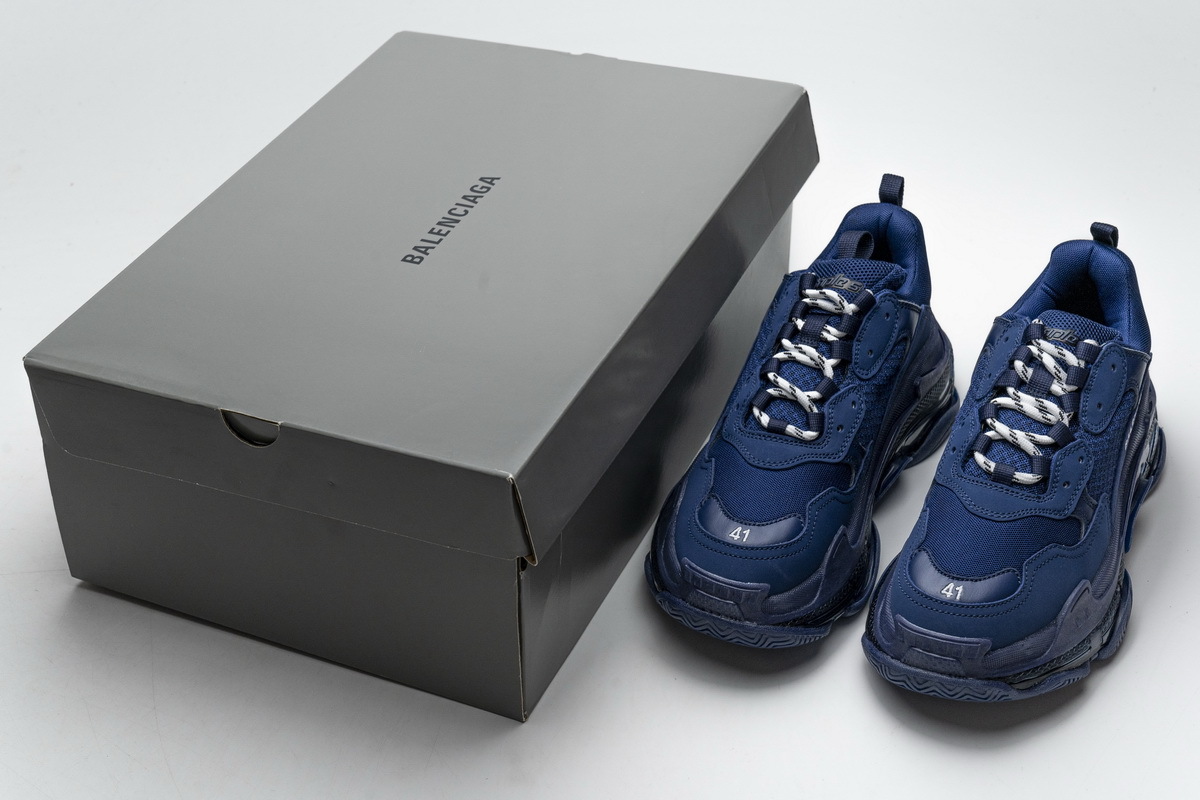 Balenciaga Triple S Dark Blue 541624 W09O1 4107