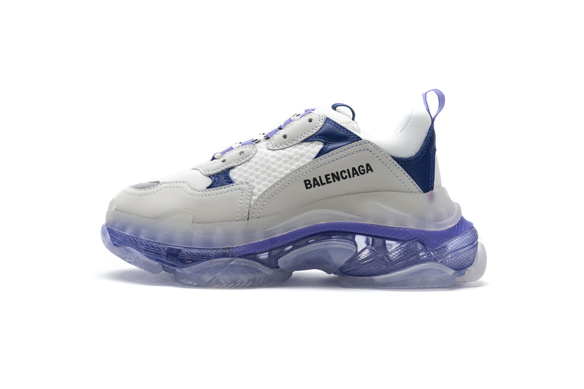 Balenciaga Triple S White Purple 544351 W09E1 1322