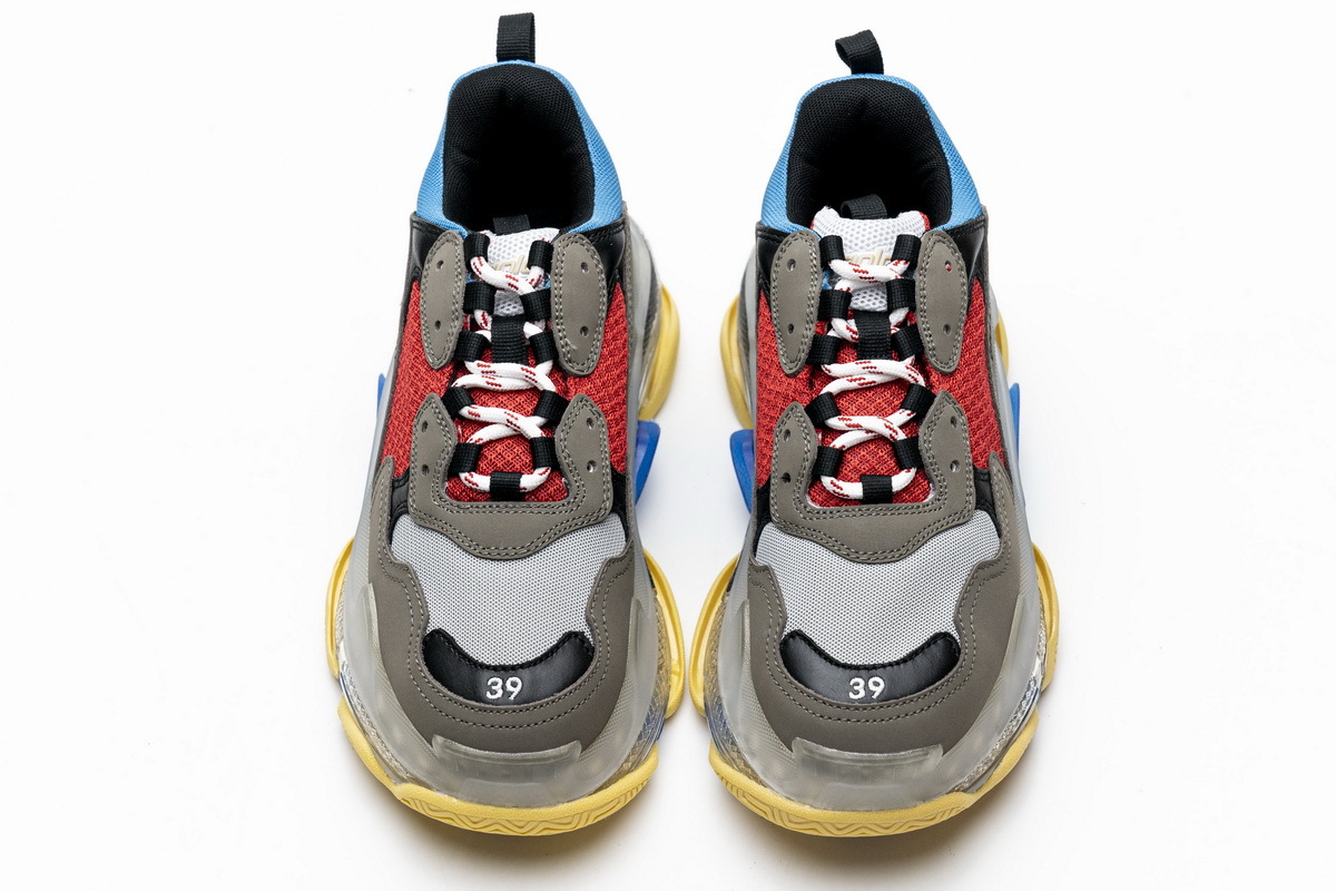 Balenciaga Triple S Blue Red 544351 W09O1 2120