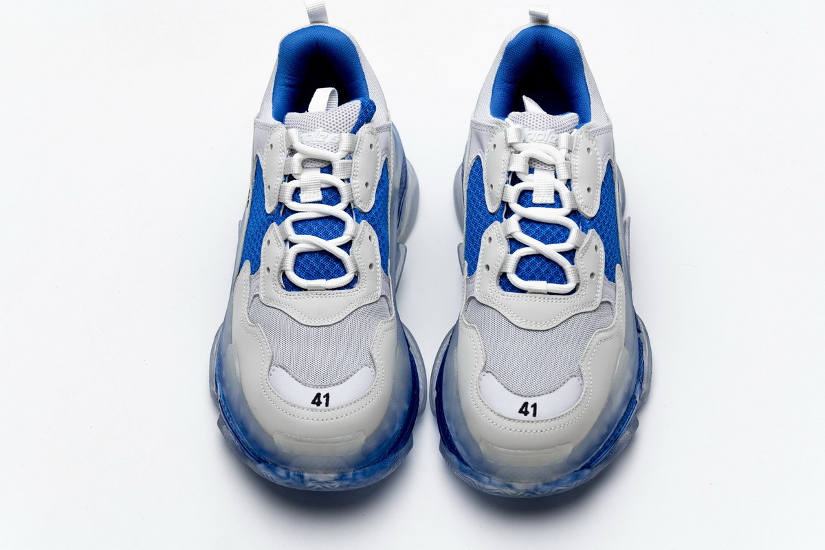 Balenciaga Triple S White Blue 541624 W09E1 1772
