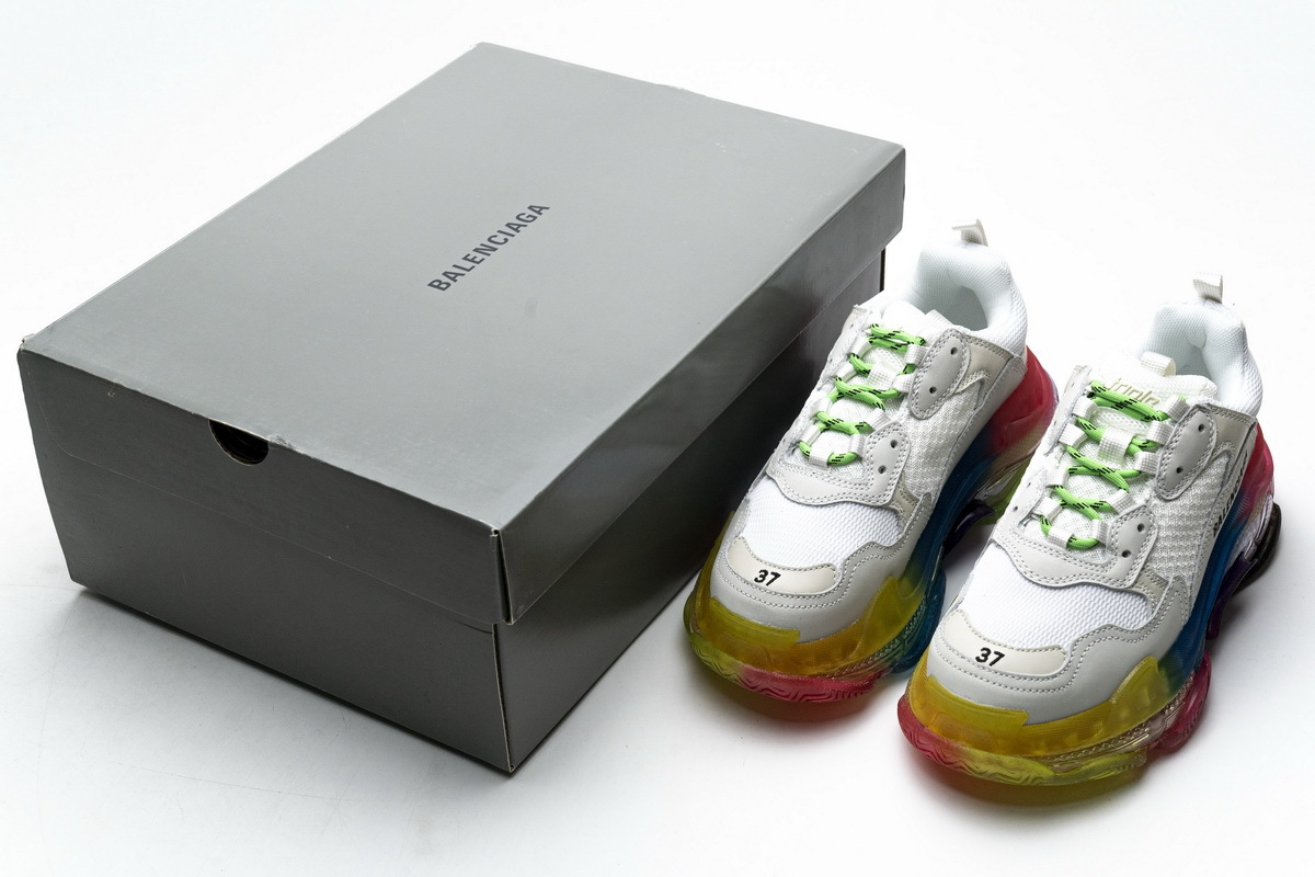 Balenciaga Triple S Rainbow 544351 W09E1 1895