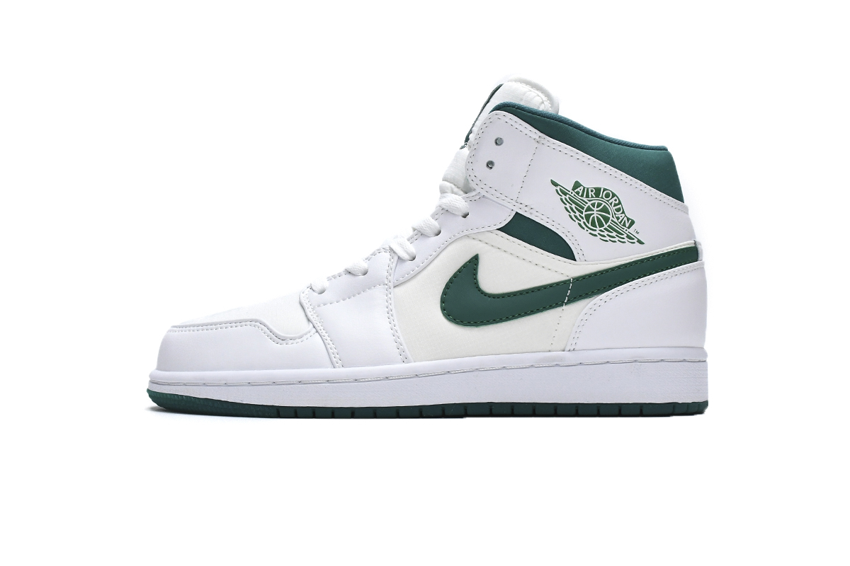 Air Jordan 1 Mid White Mystic Green CD6759-103
