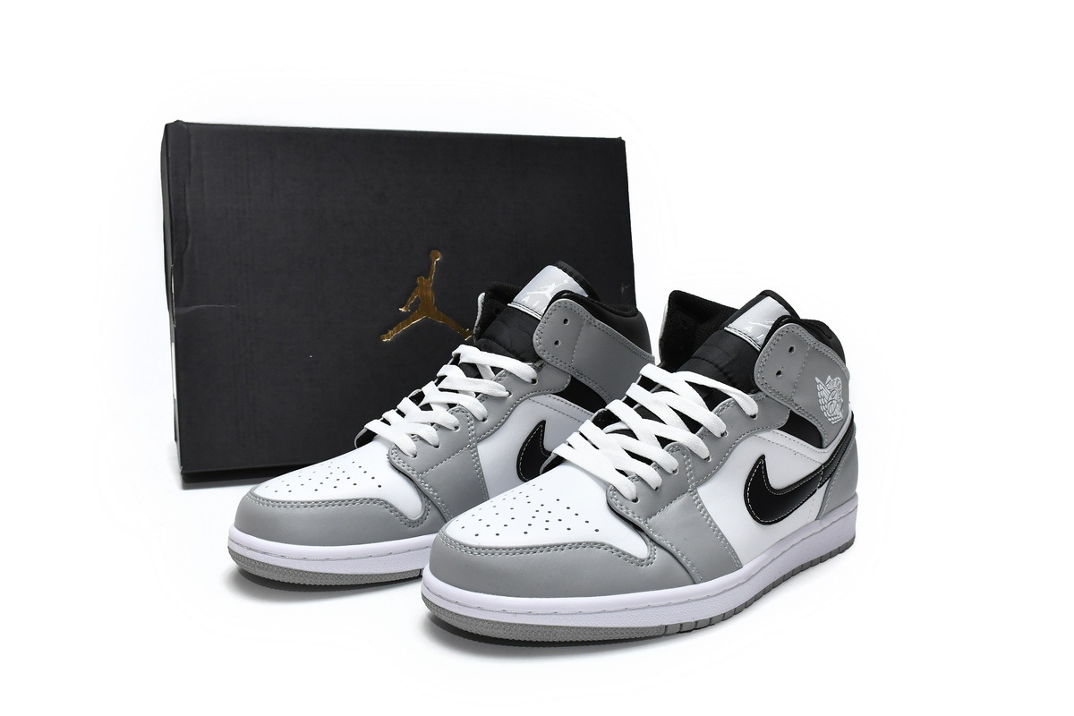Jordan 1 Mid Light Smoke Grey Anthracite 554724-078