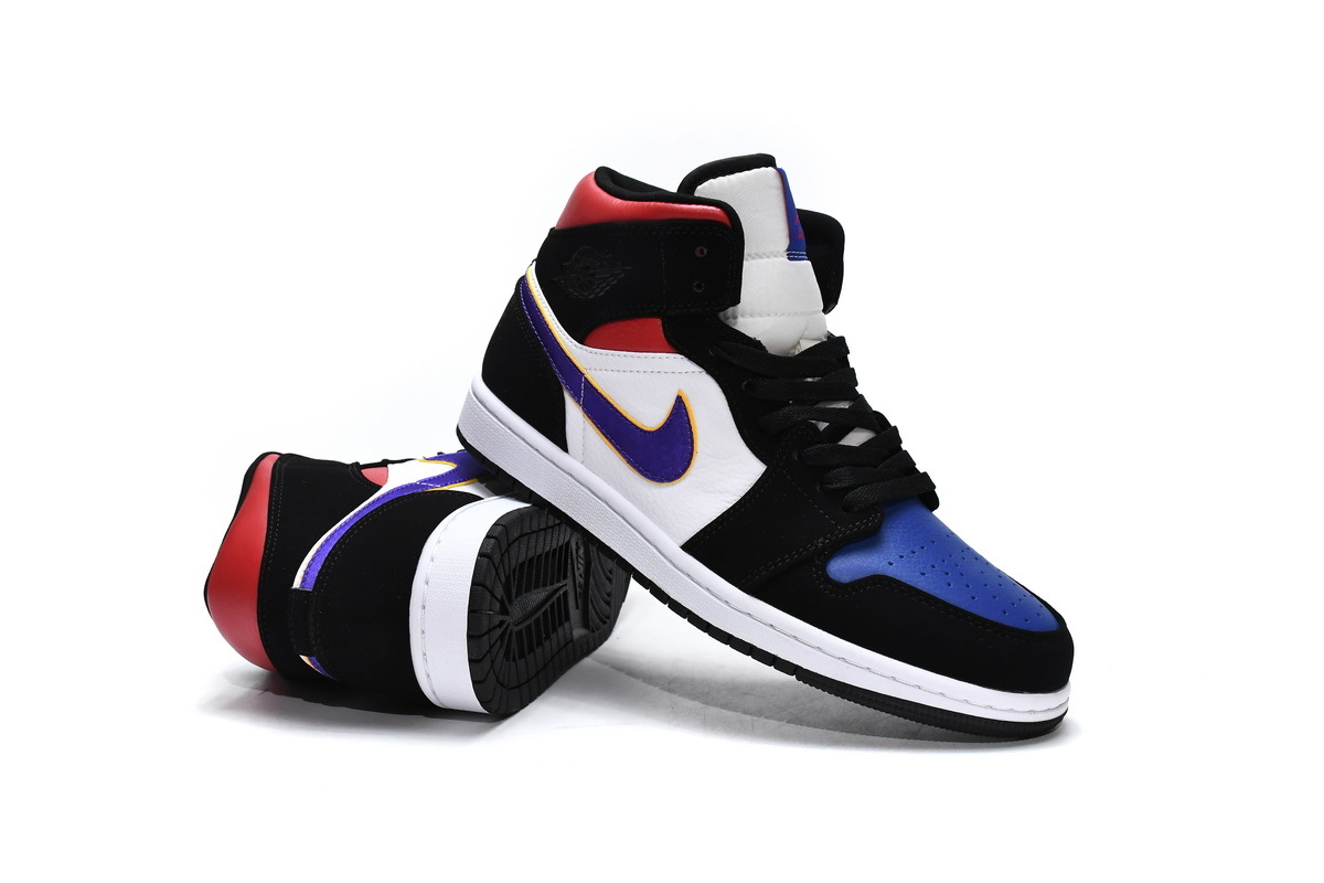 Air Jordan 1 Mid Lakers Top 3 852542-005