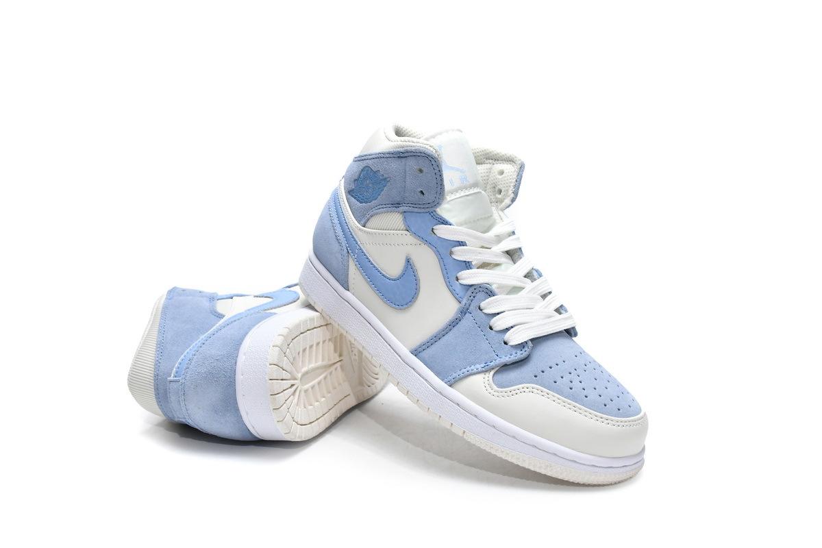 Air Jordan 1 Mid SE Sail Light Blue DA4666-100