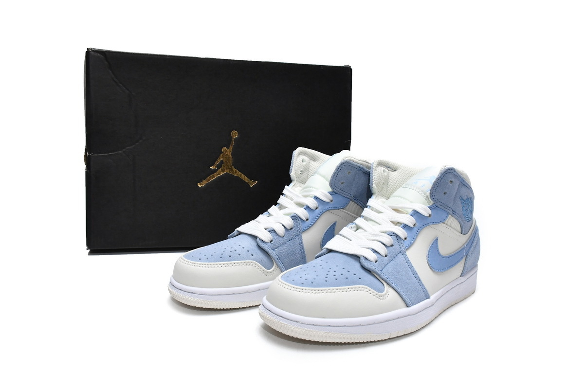 Air Jordan 1 Mid SE Sail Light Blue DA4666-100