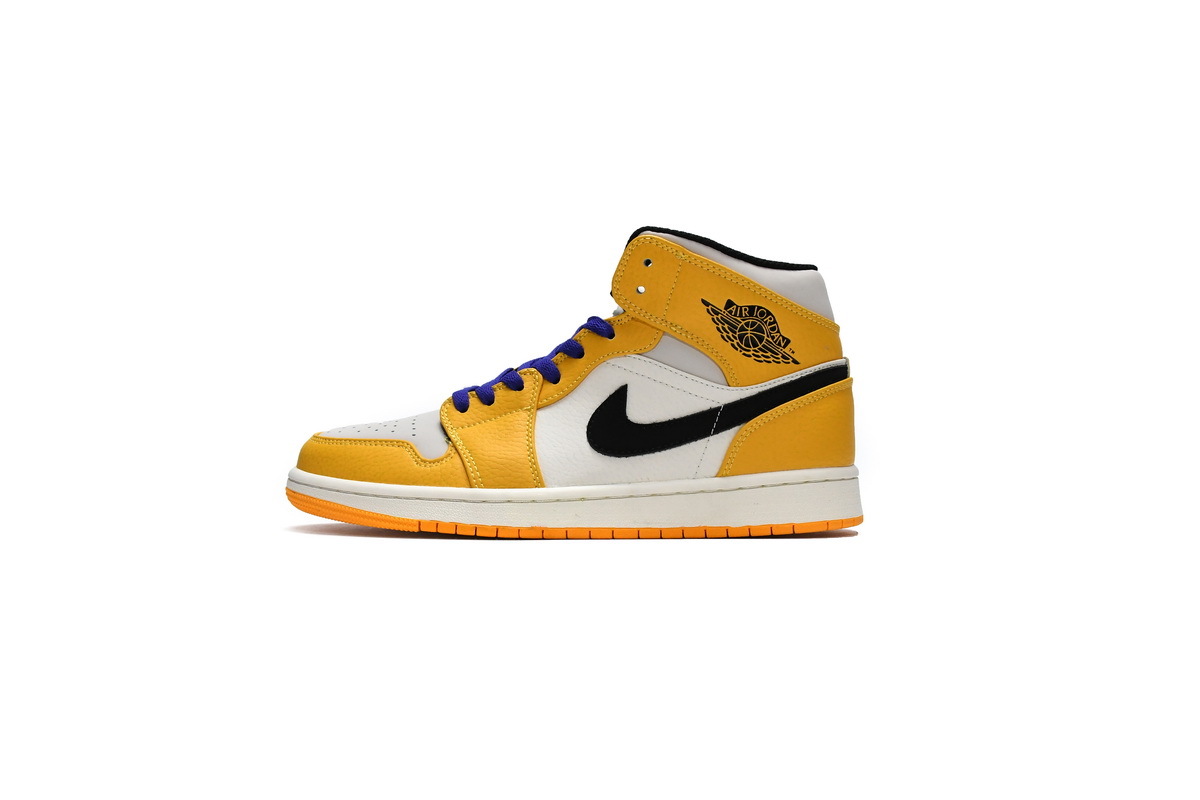 Air Jordan 1 Mid SE Lakers 852542-700