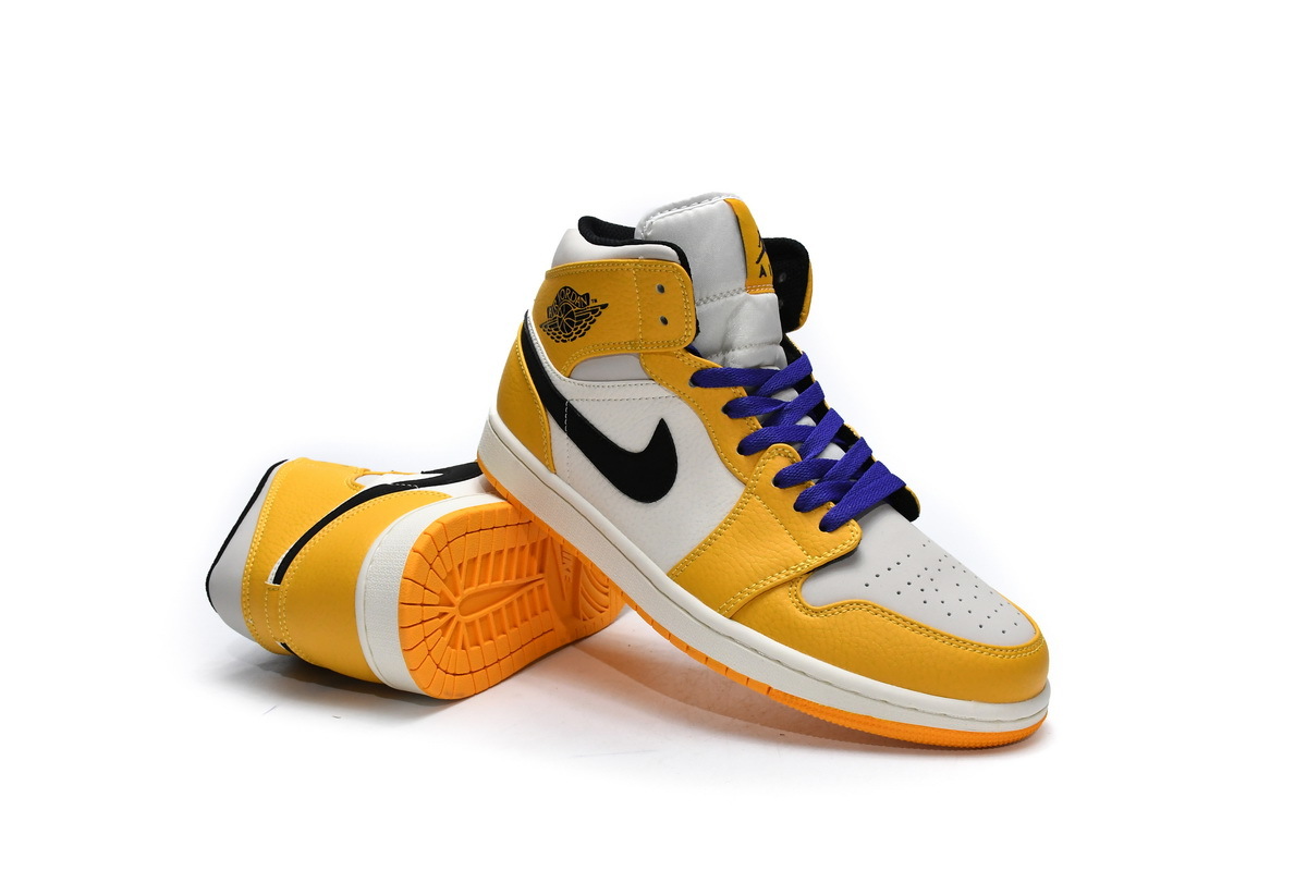 Air Jordan 1 Mid SE Lakers 852542-700