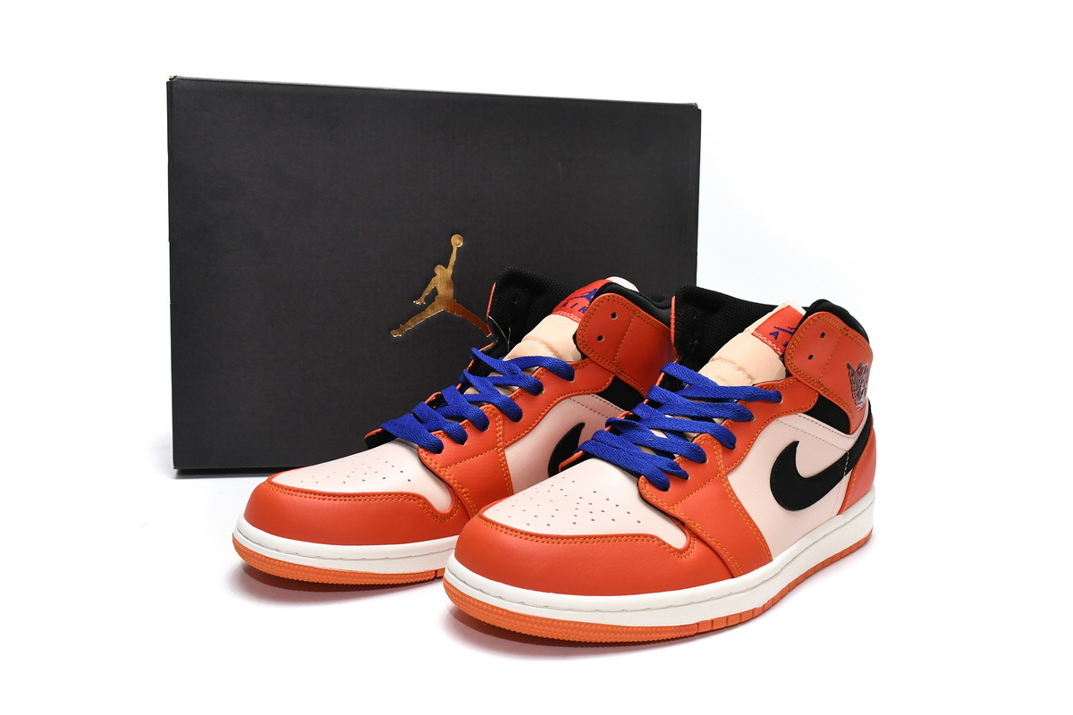 Air Jordan 1 Mid SE Team Orange 852542-800