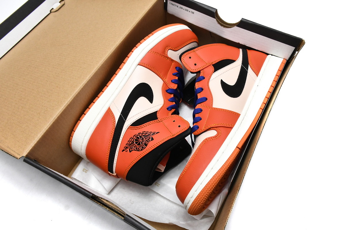Air Jordan 1 Mid SE Team Orange 852542-800