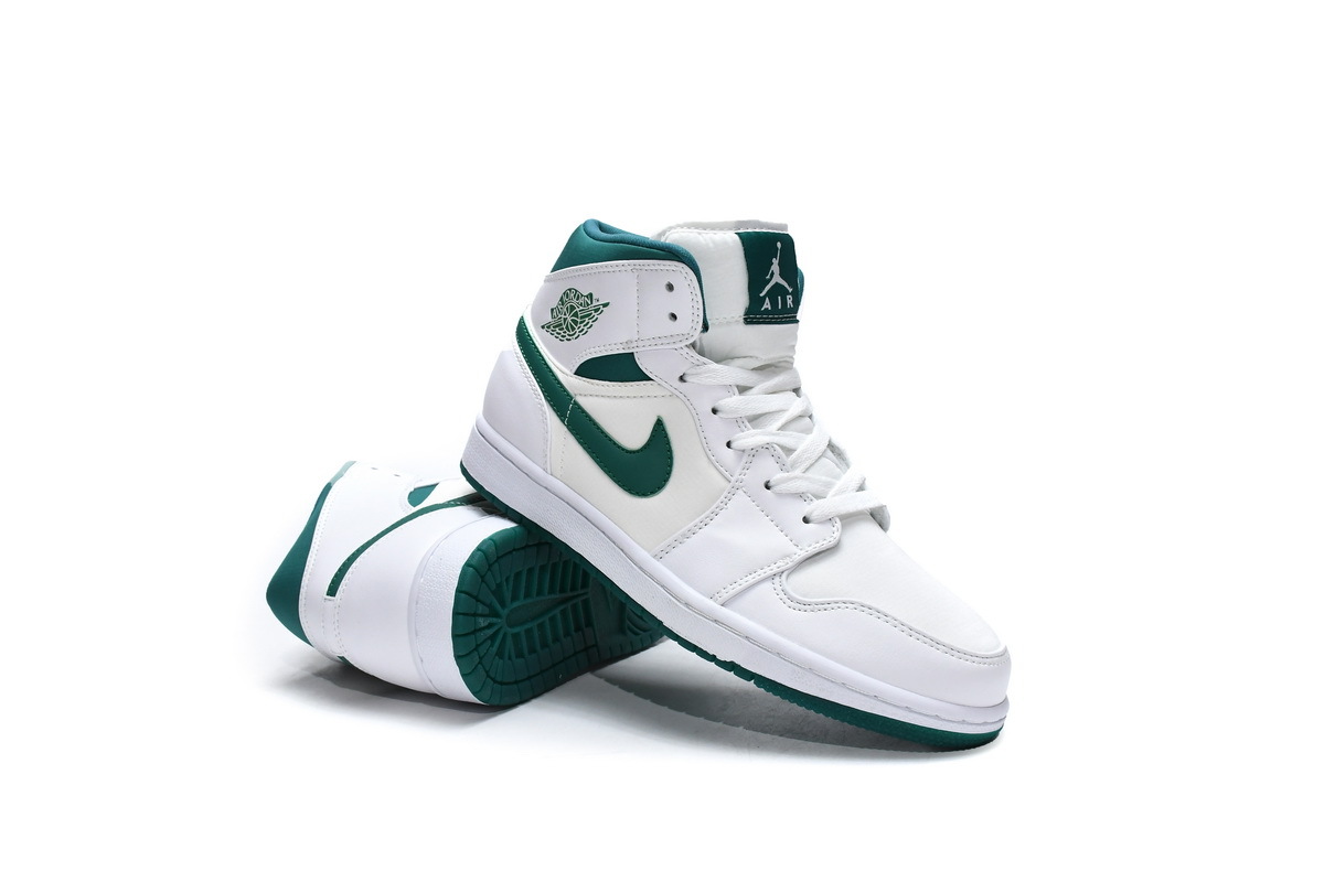 Air Jordan 1 Mid White Mystic Green CD6759-103