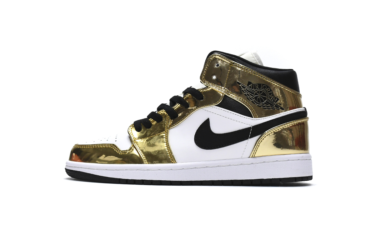 Air Jordan 1 Mid SE GS Metallic Gold DC1420-700