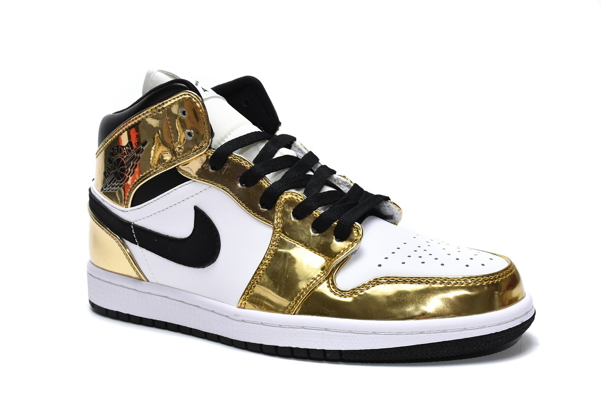 Air Jordan 1 Mid SE GS Metallic Gold DC1420-700