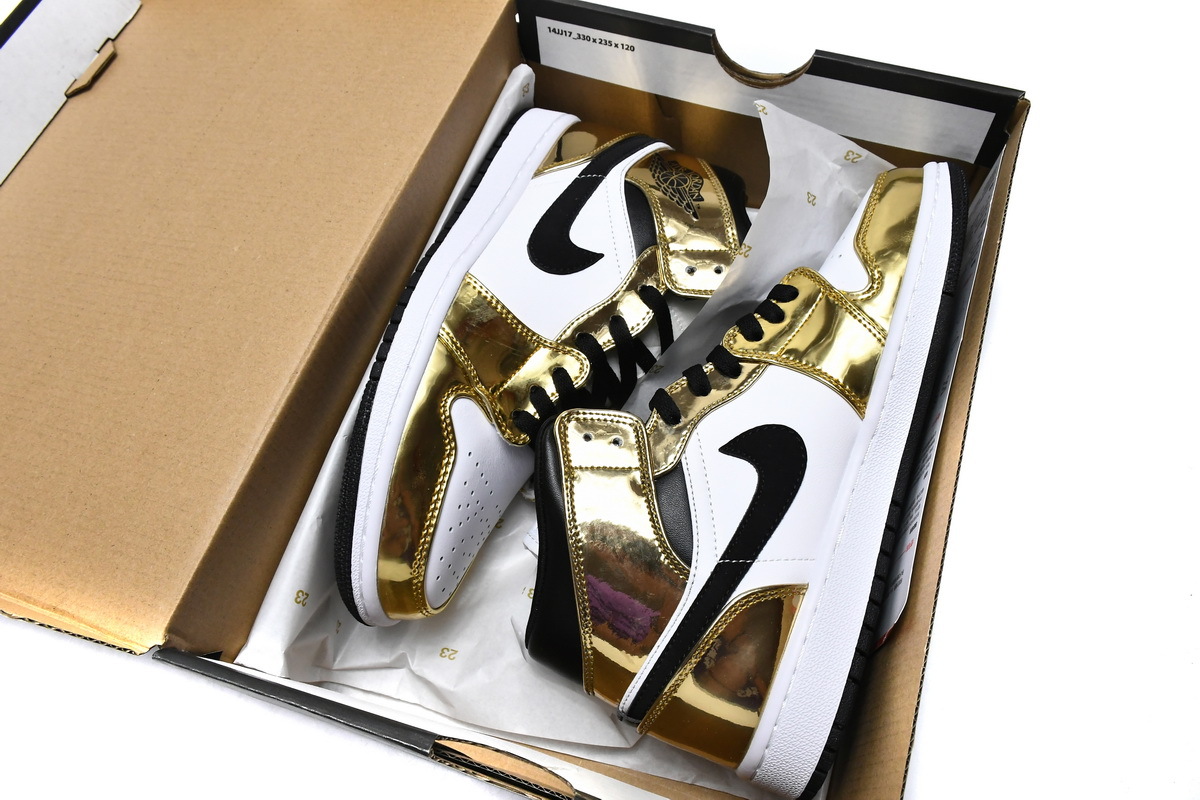 Air Jordan 1 Mid SE GS Metallic Gold DC1420-700