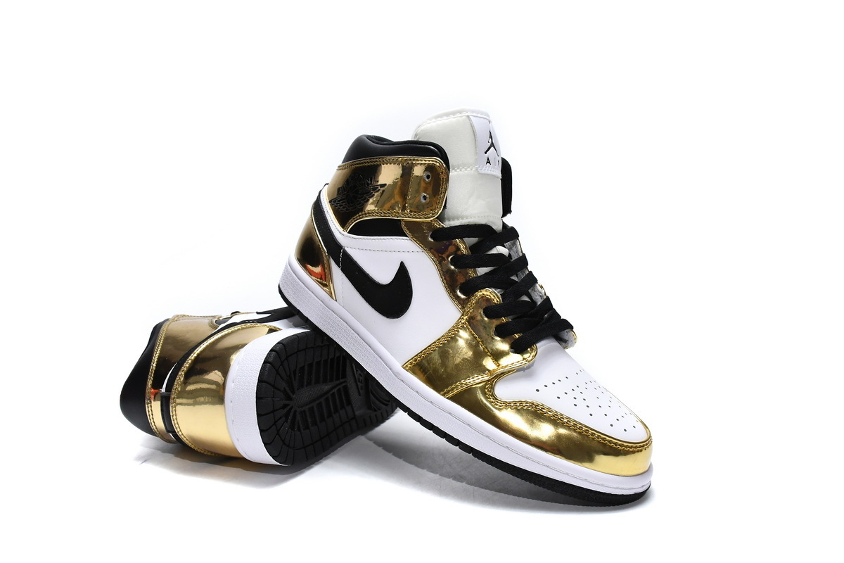 Air Jordan 1 Mid SE GS Metallic Gold DC1420-700