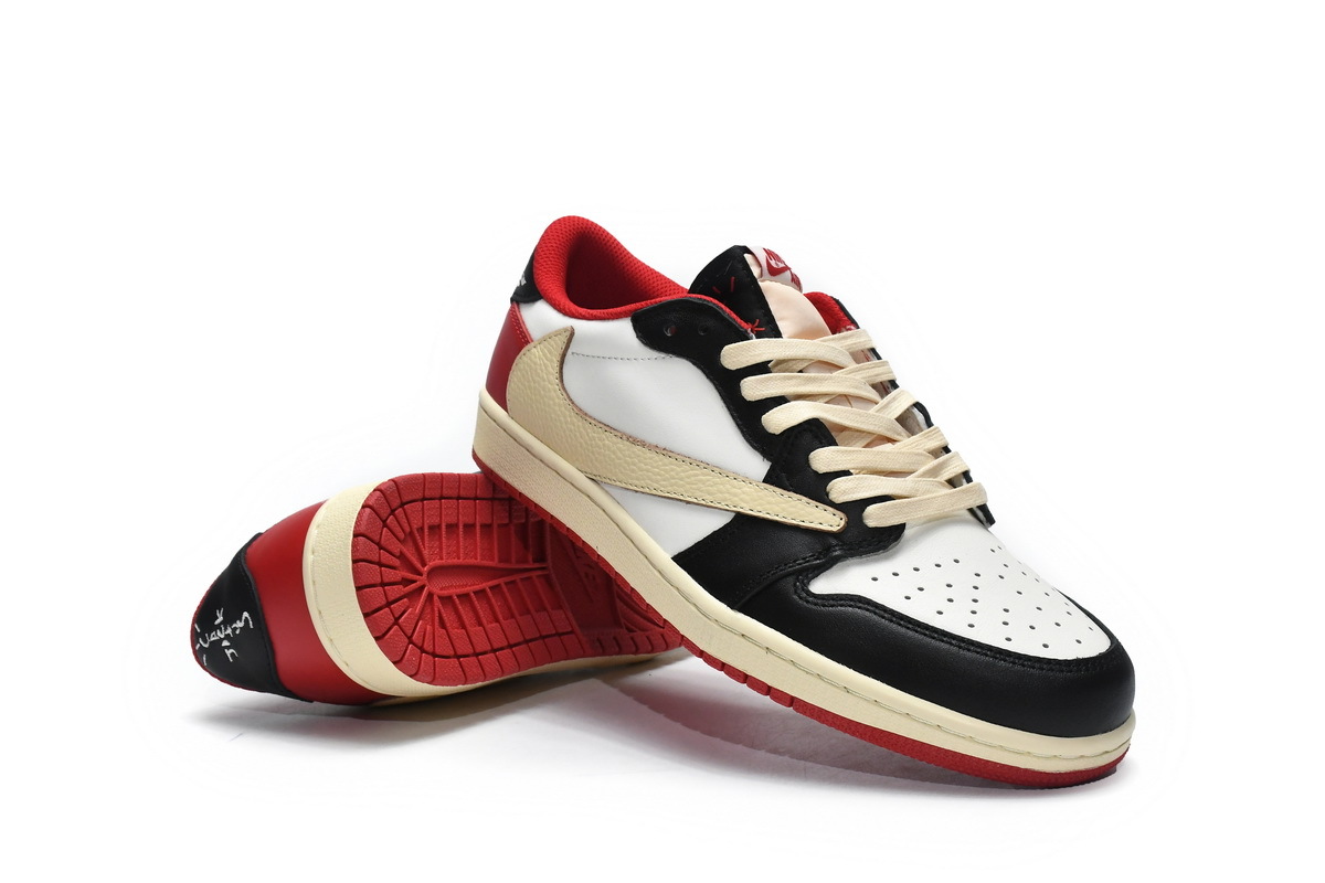 Travis Scott x Air Jordan 1 Low Black Red DM7866-166