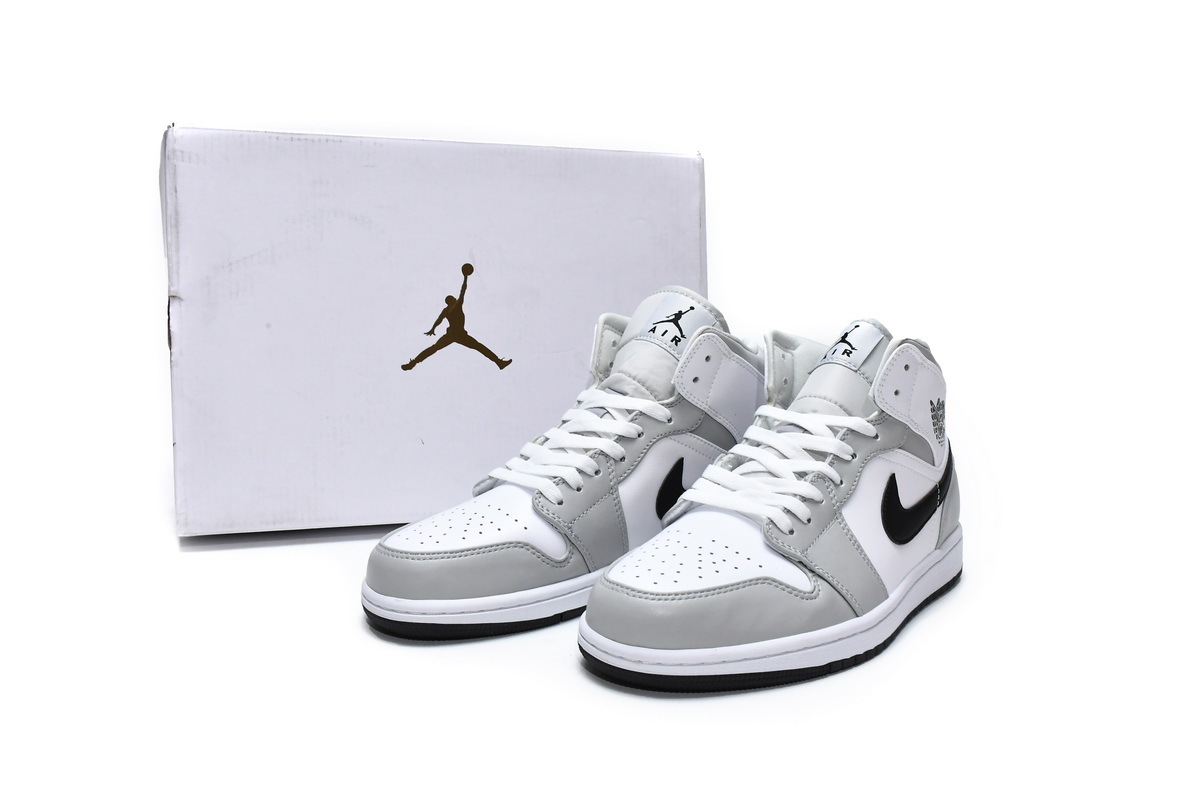 Air Jordan 1 Mid Grey Fog BQ6472-015