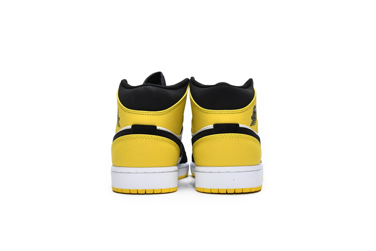 Jordan 1 Mid Yellow Toe Black 852542-071