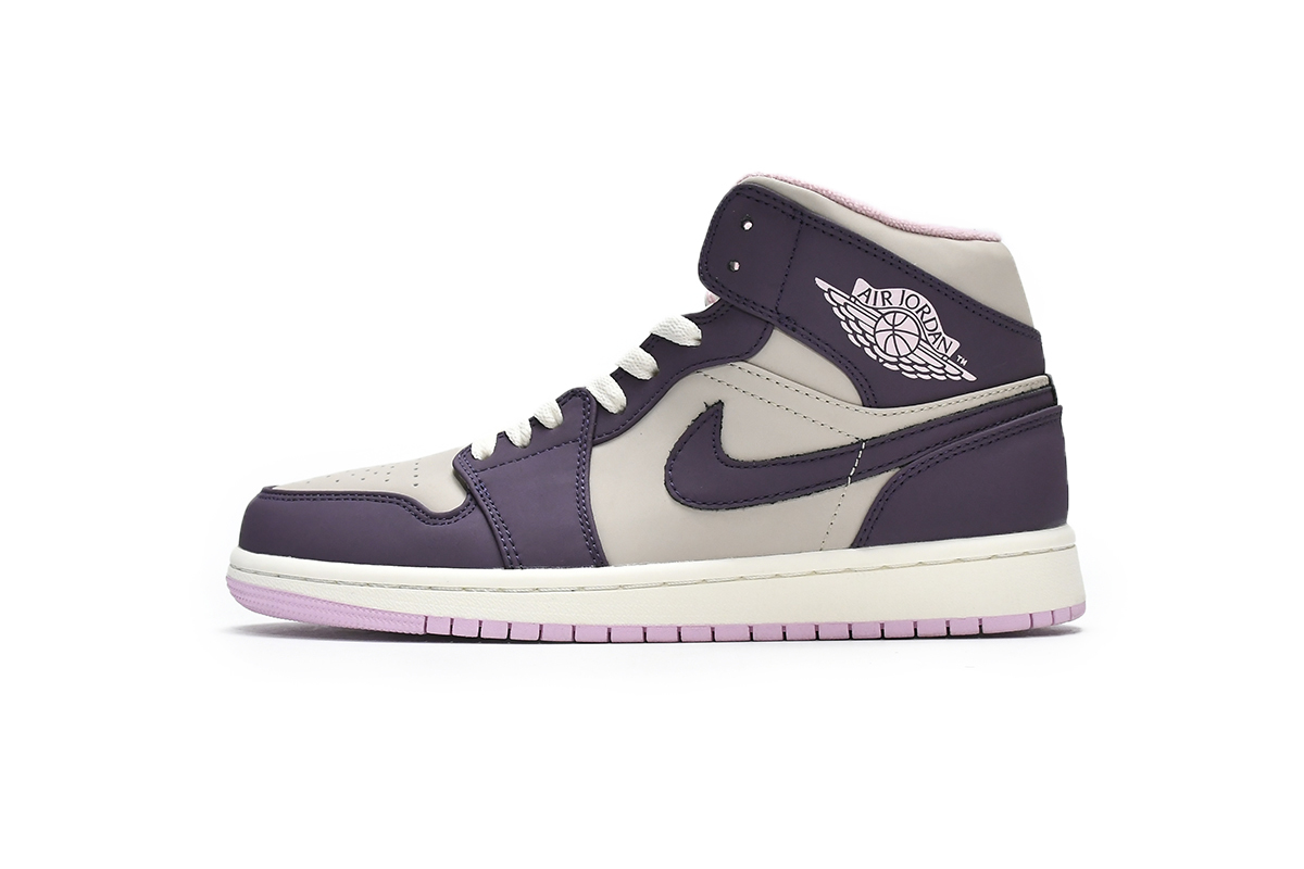 Air Jordan 1 Mid Pro Purple Sand 555112-500