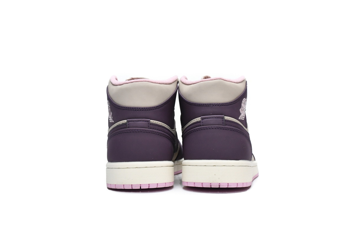 Air Jordan 1 Mid Pro Purple Sand 555112-500