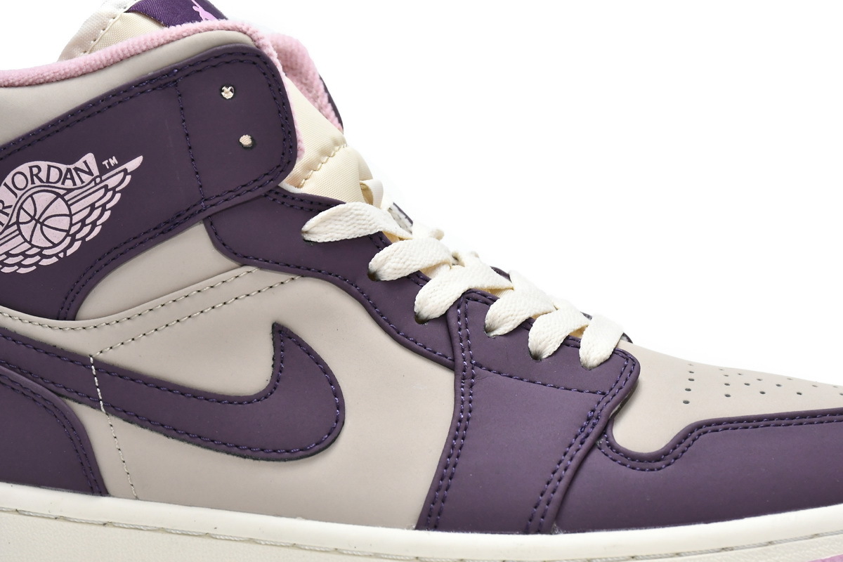 Air Jordan 1 Mid Pro Purple Sand 555112-500