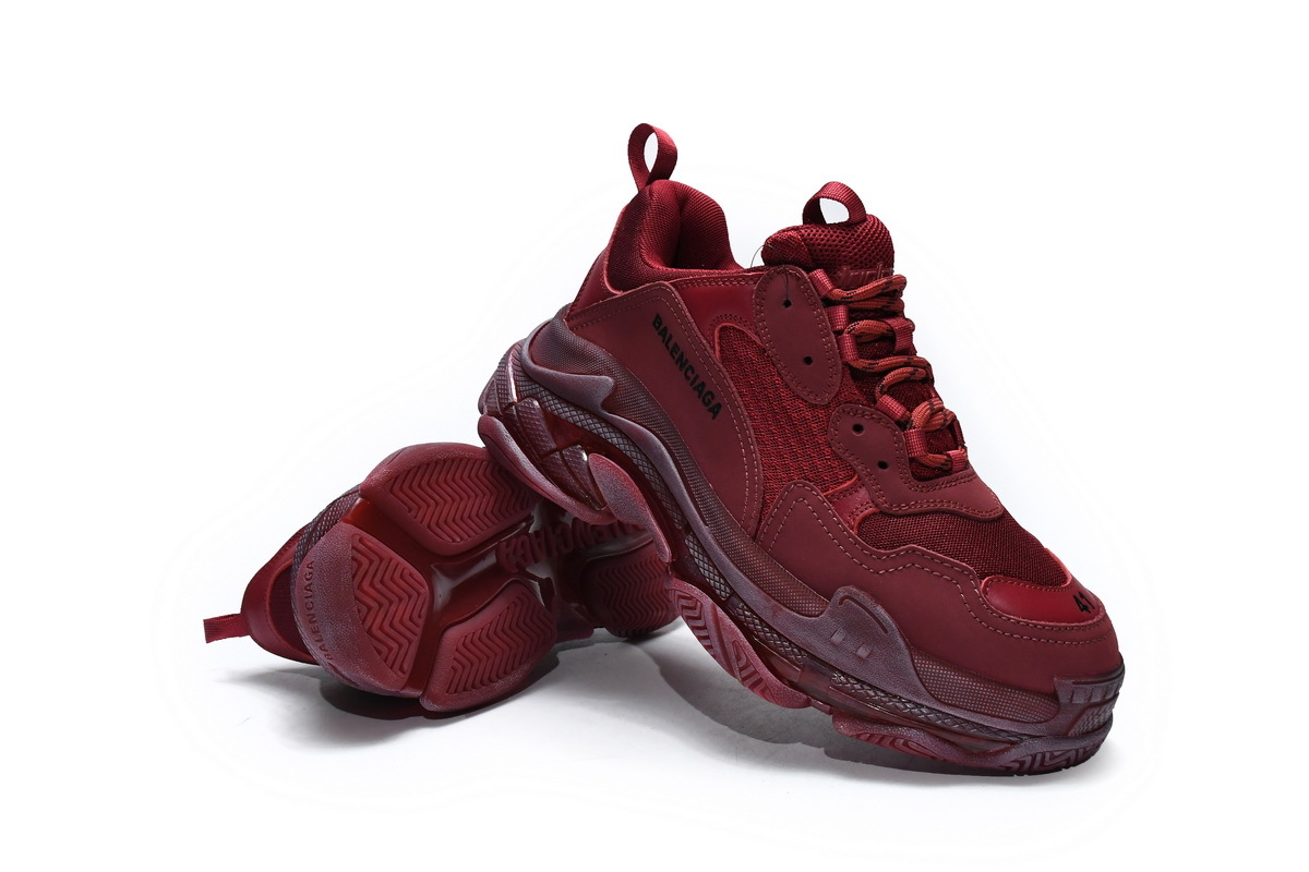 Balenciaga Triple S Red Wine  544351 W06F1 9878