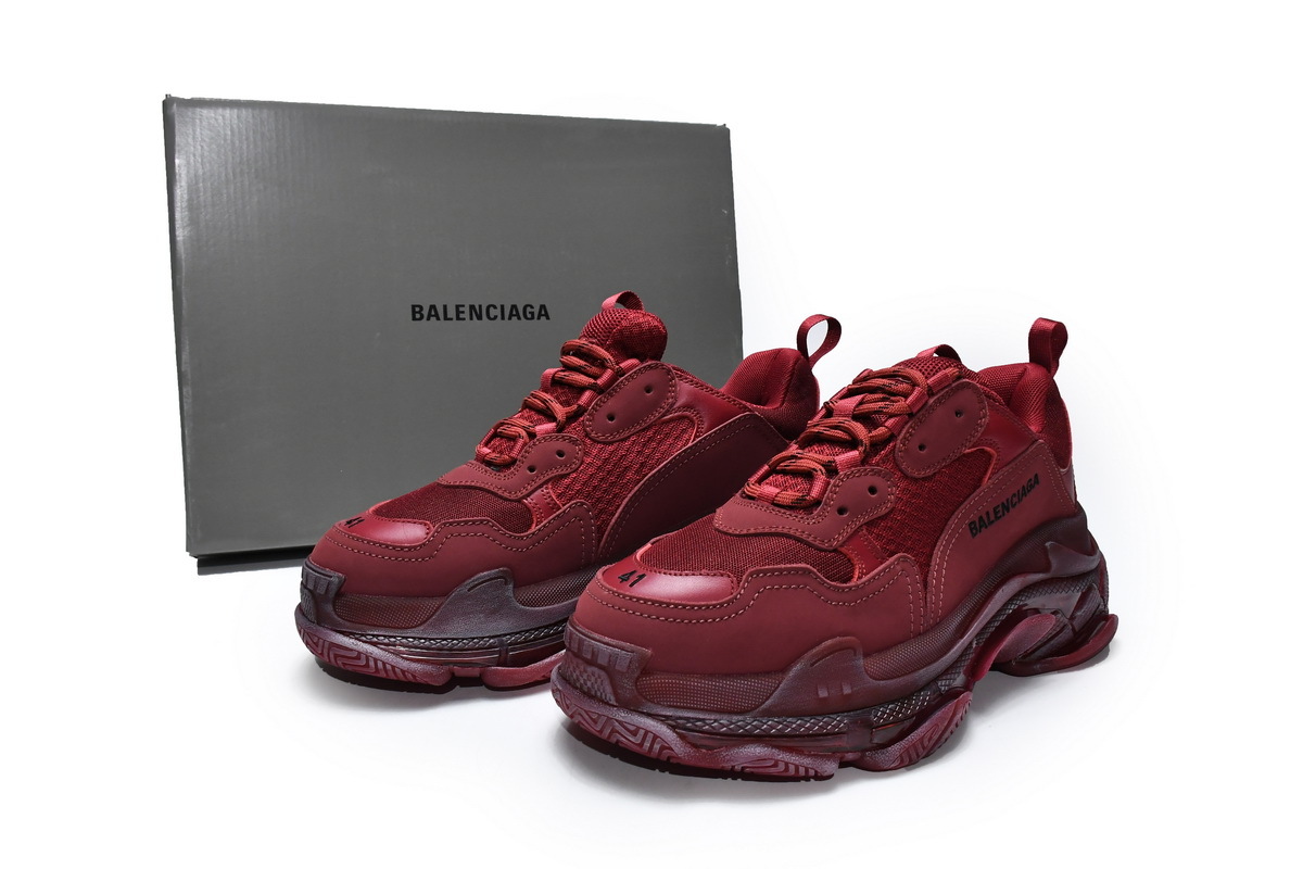 Balenciaga Triple S Red Wine  544351 W06F1 9878