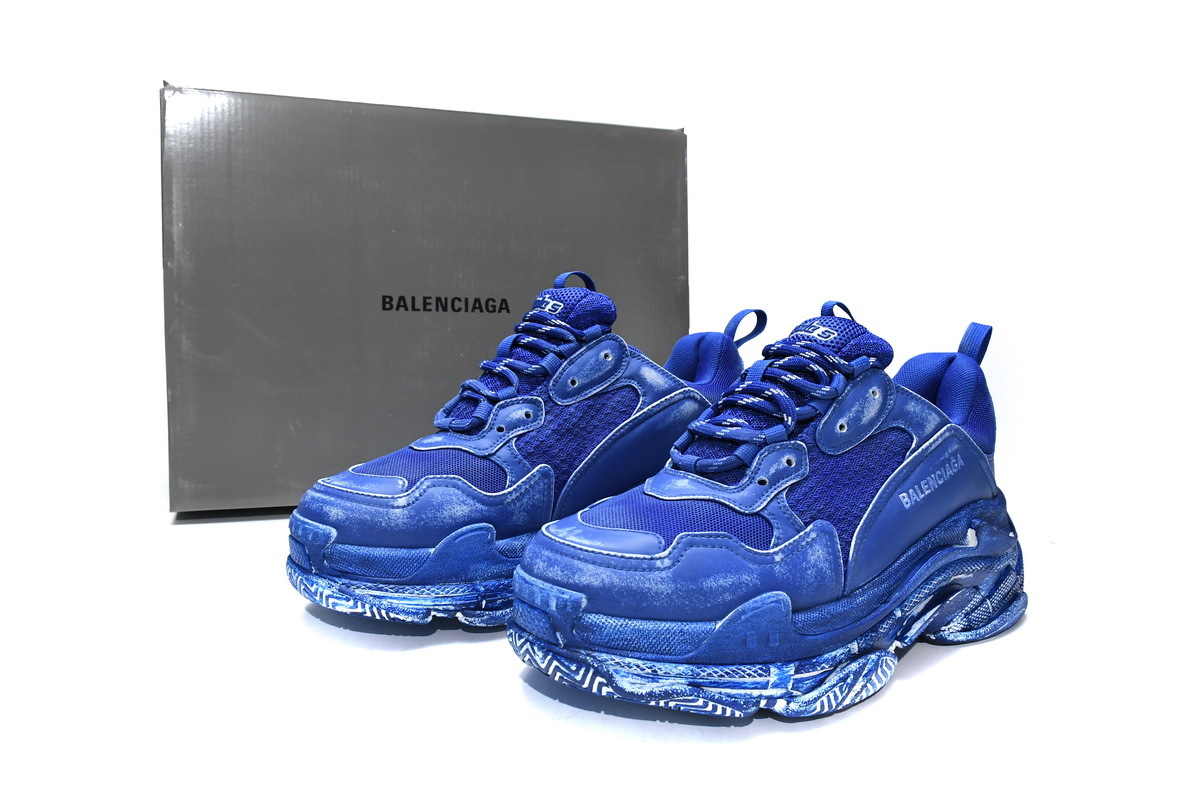 Balenciaga Triple S Blue 536737 W3CN3 4900