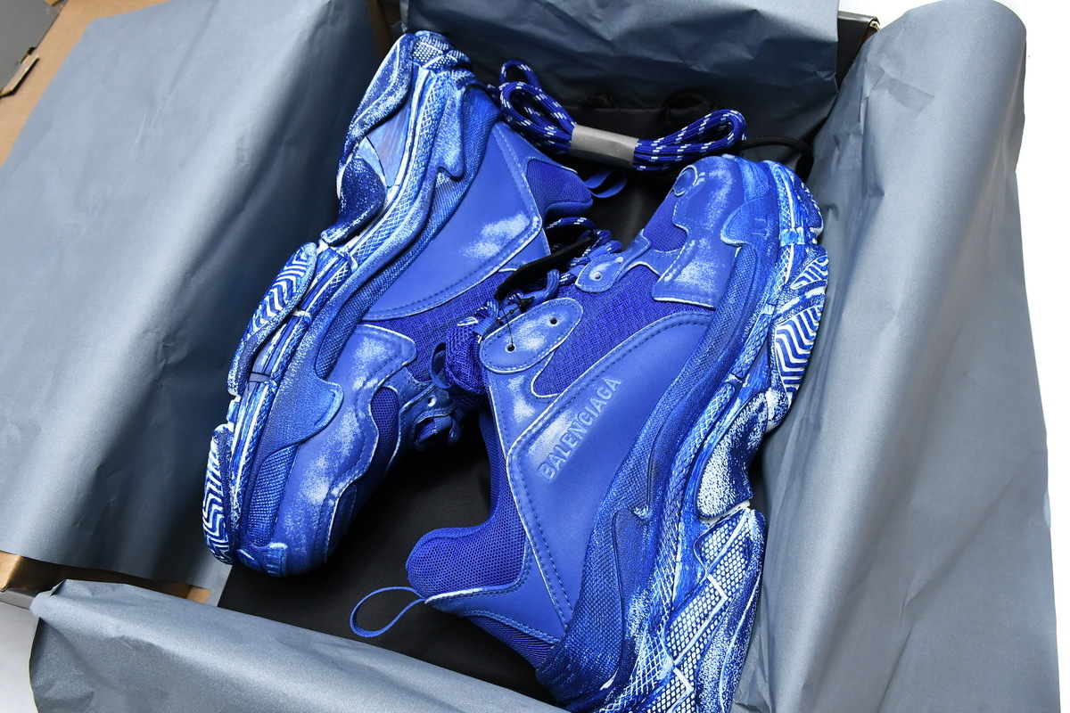 Balenciaga Triple S Blue 536737 W3CN3 4900