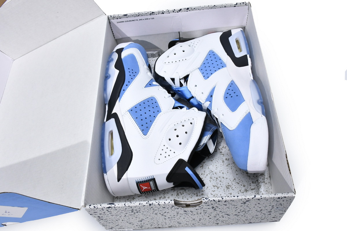 Air Jordan 6 Retro UNC White CT8529-410
