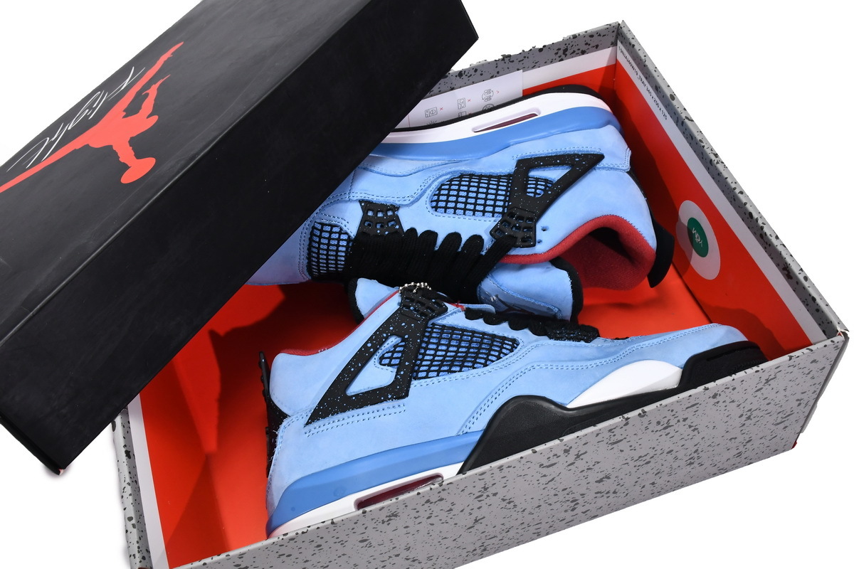 Travis Scott x Air Jordan 4 Houston Oilers Cactus Jack 308497-406