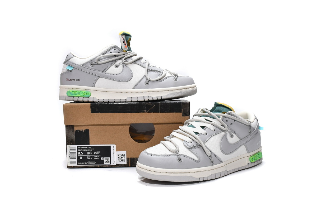 Nike Dunk Low Off-White Lot 42 DM1602-117