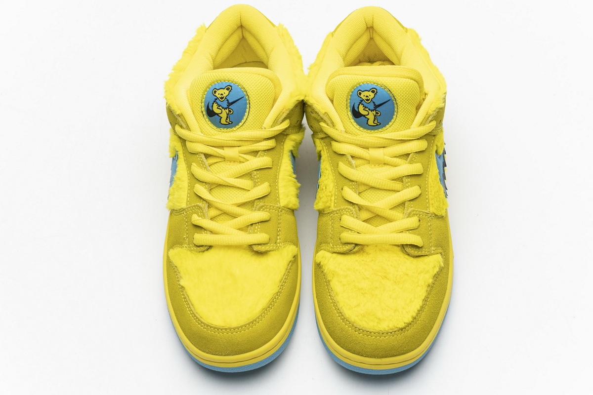 Nike SB Dunk Low Grateful Dead Bears Opti Yellow CJ5378-700