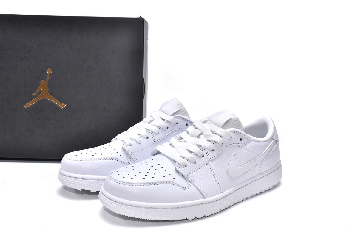 Jordan 1 Low Golf Triple White DD9315-101