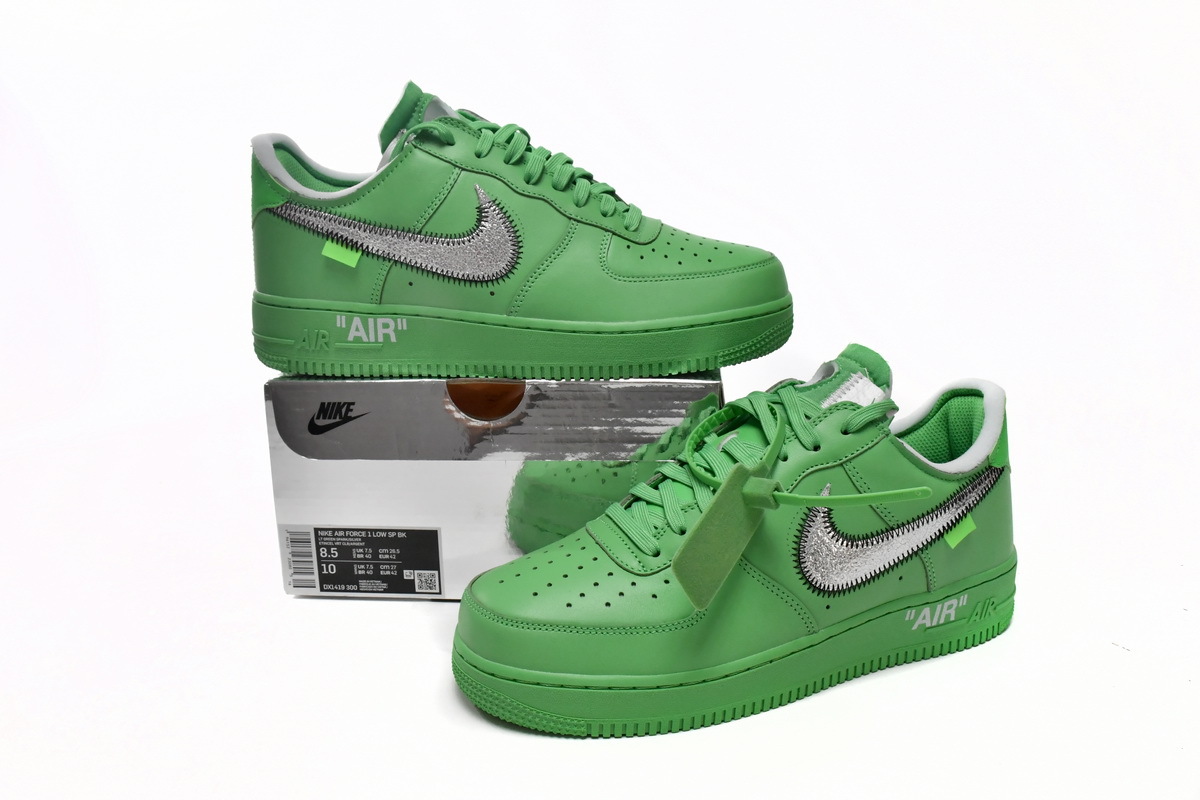 Nike Air Force 1 Low Off-White Green Brooklyn DX1419-300