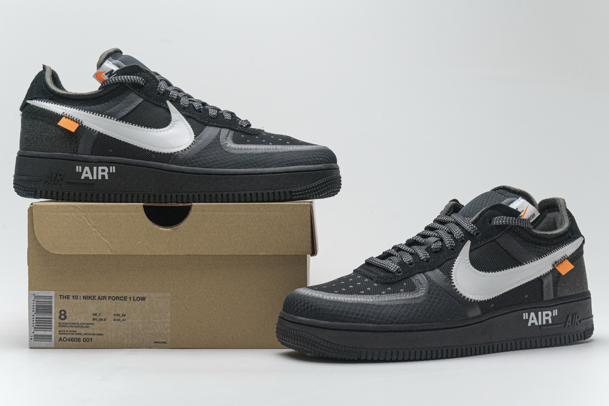 Nike Air Force 1 Low Off White Black AO4606-001