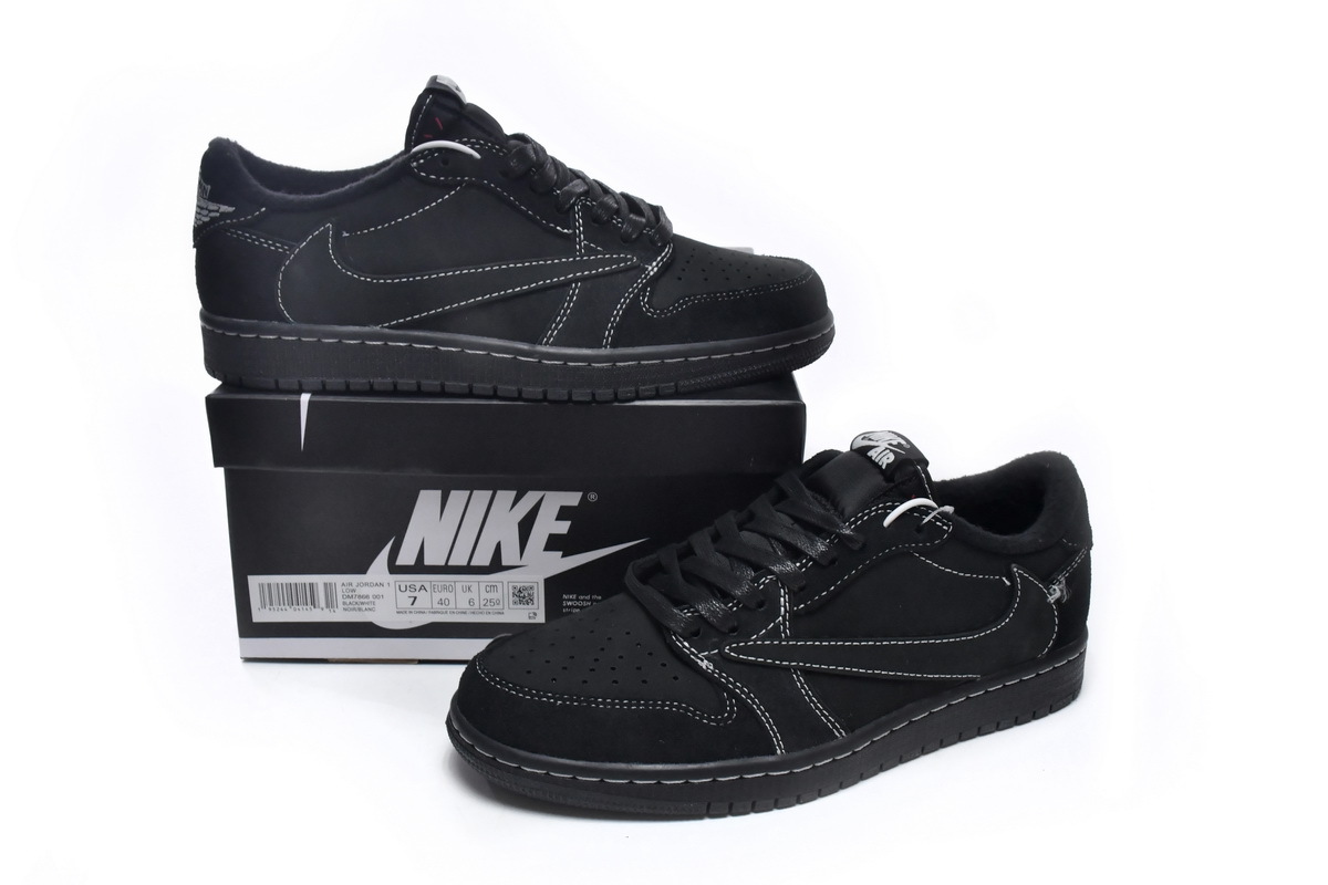 Jordan 1 Retro Low OG SP Travis Scott Black Phantom DM7866-001