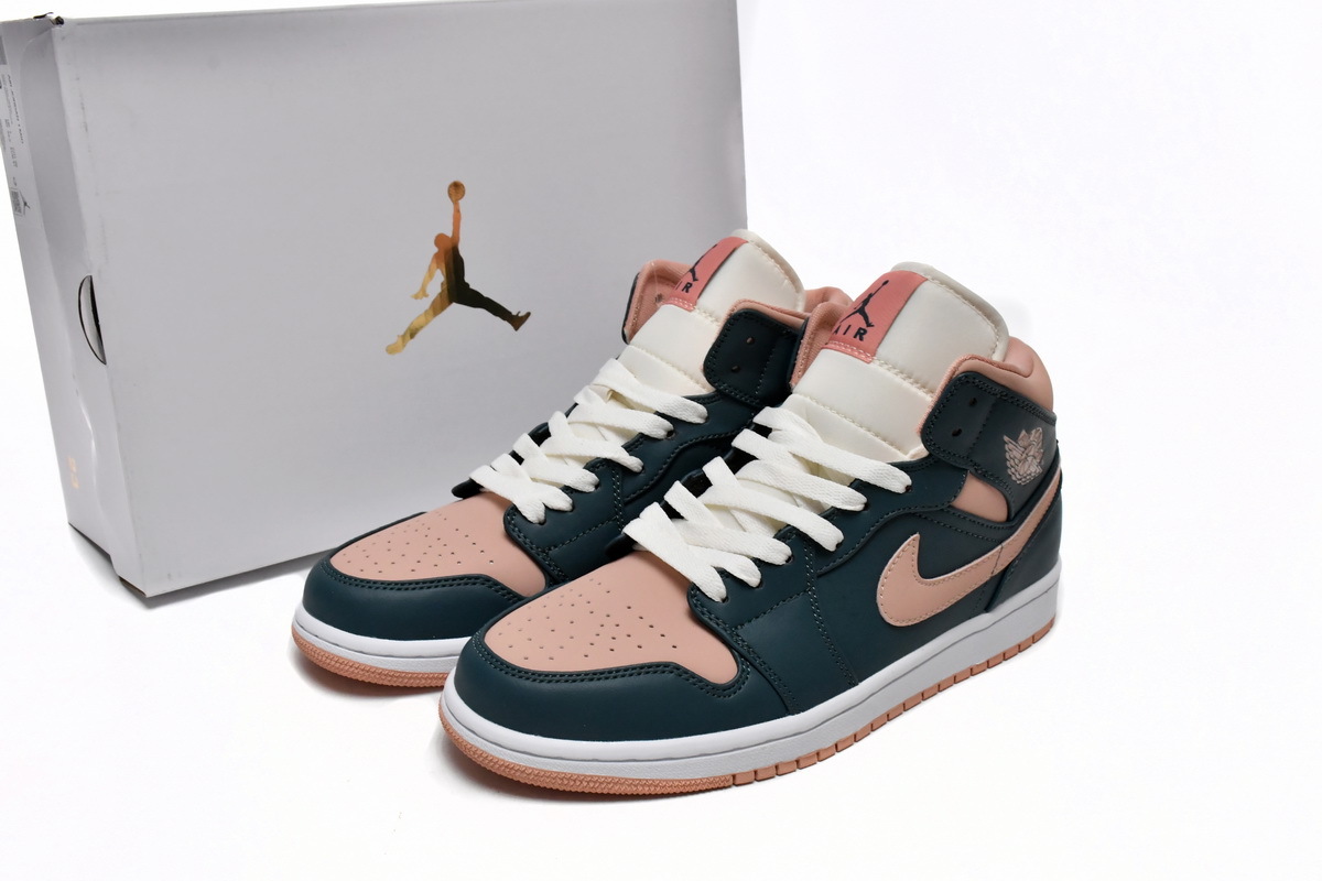 Air Jordan 1 Mid Dark Teal Green BQ6472-308