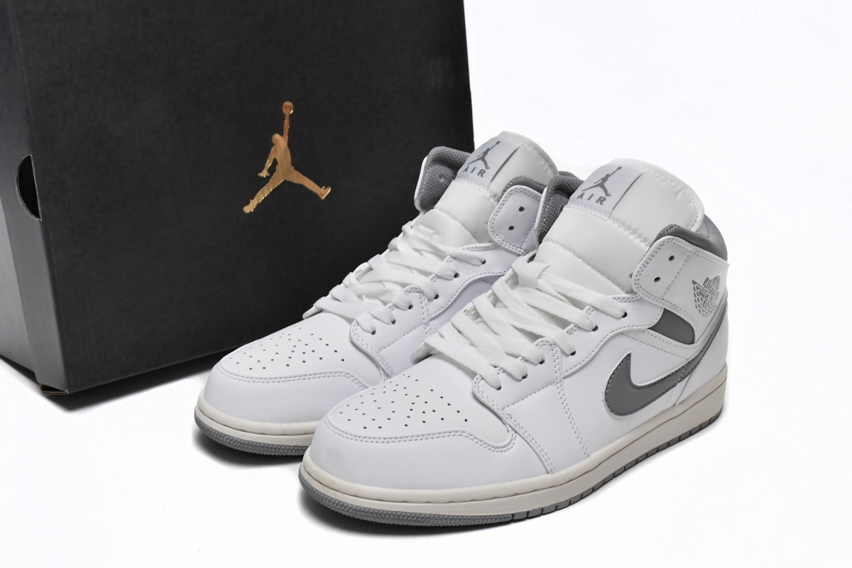 Jordan 1 Mid Neutral Grey 554724-135