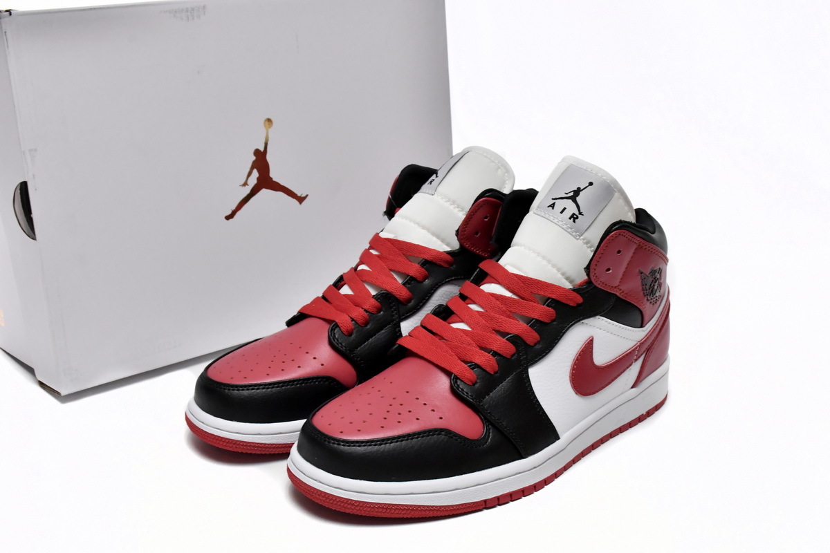 Jordan 1 Mid Alternate Bred Toe BQ6472-079