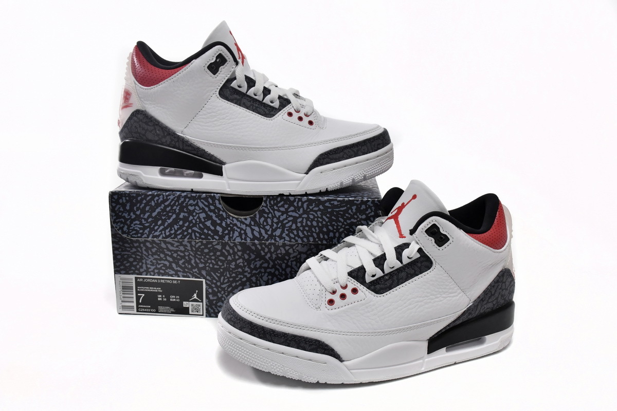 Jordan 3 Fire Red Denim CZ6634-100