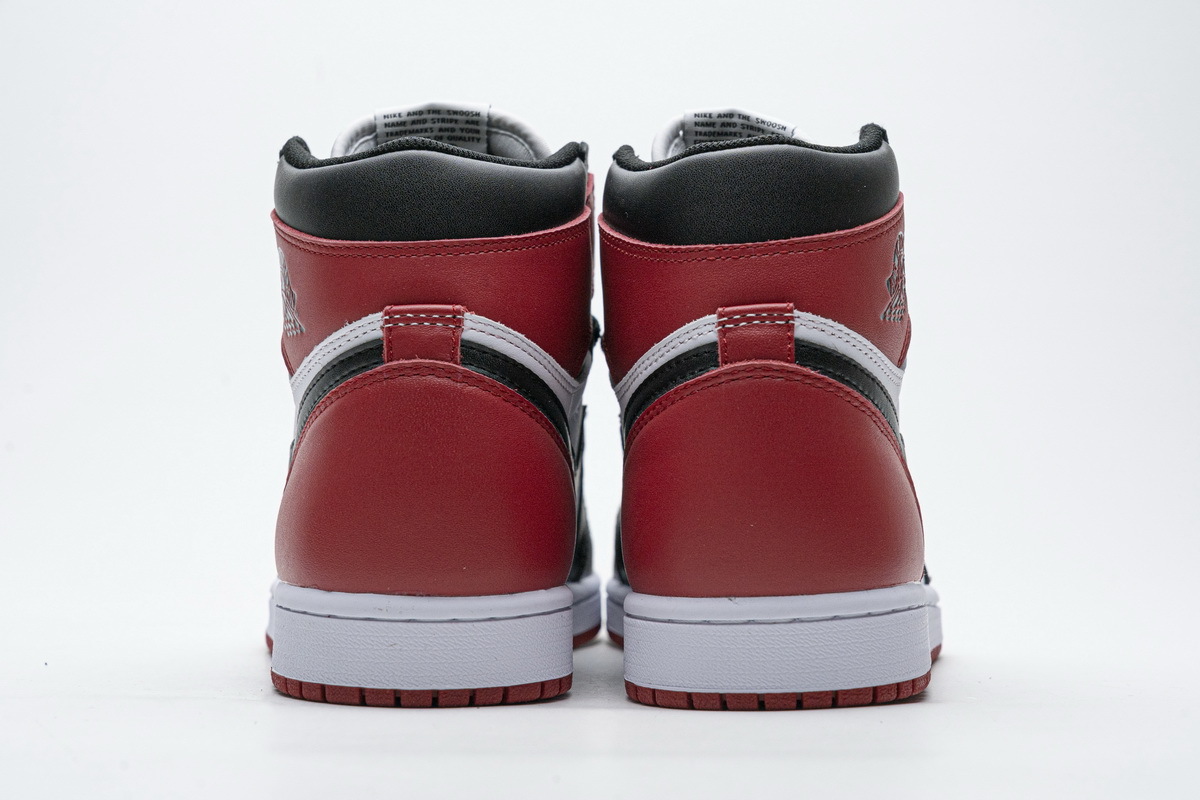 Air Jordan 1 Retro High OG Black Toe 555088-125