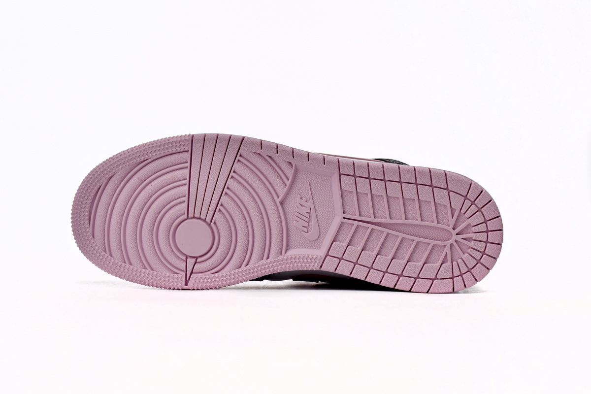 Jordan 1 Mid White Black Light Arctic Pink 555112-103